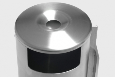 Preview: Abfalleimer CITY 110 Liter aus Edelstahl